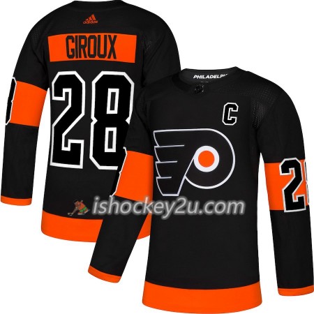 Mænd NHL Philadelphia Flyers Trøje Claude Giroux 28 Adidas 2018-19 Alternate Authentic